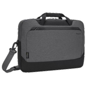 Grey Targus 15.6" Cypress Briefcase with EcoSmart (Light Gray) | 04819PLMG